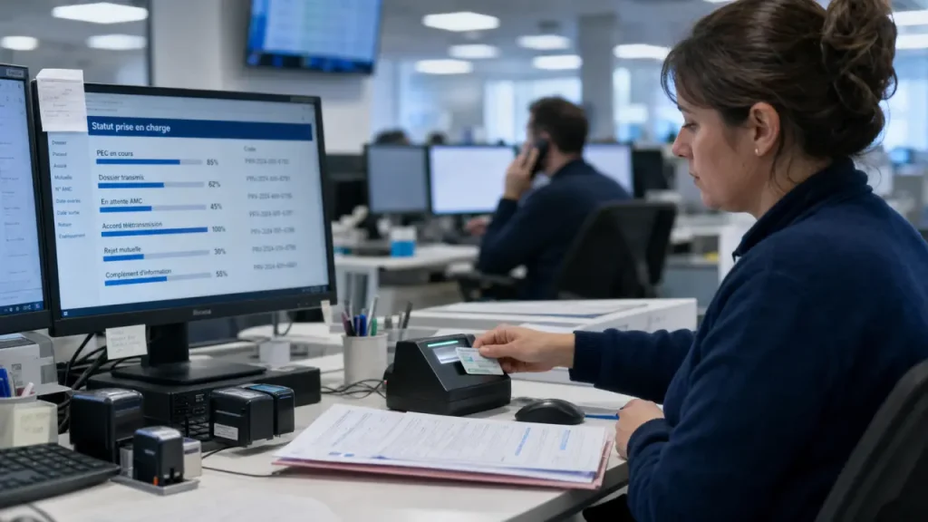 Avis sur Almerys : tiers payant, scan carte et écran prise en charge