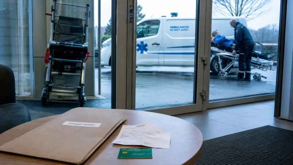 Ambulance privée : ordonnance, carte Vitale et transport sanitaire