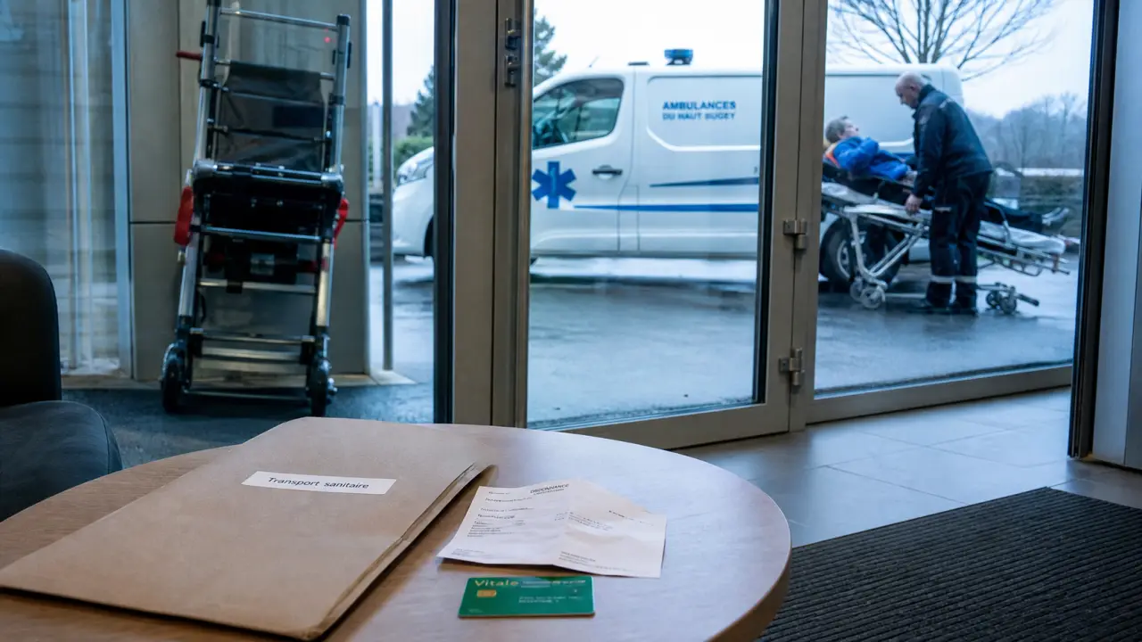 Ambulance privée : ordonnance, carte Vitale et transport sanitaire