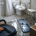 Identité matériel médical : salle de bain avec douche et barres d’appui