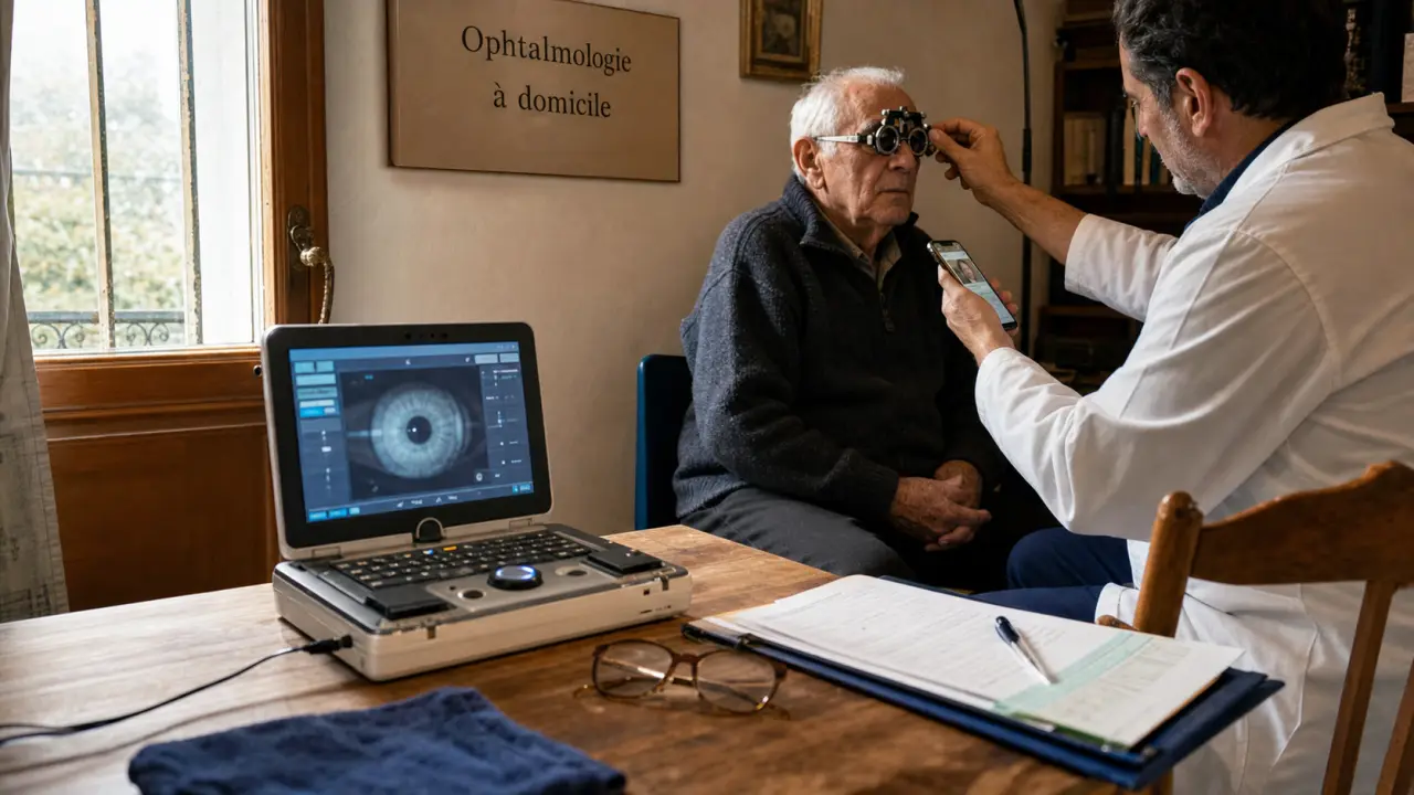 Ophtalmologue qui se déplace à domicile : examen ophtalmologique à domicile