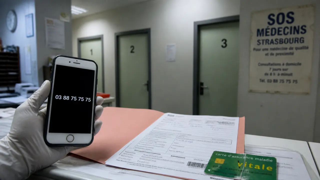 SOS médecins Strasbourg : cabinet médical, numéro local 03 88 75 75 75