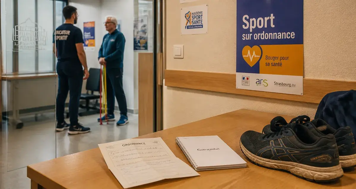 Sport santé Strasbourg : ordonnance et activité physique adaptée en centre de santé