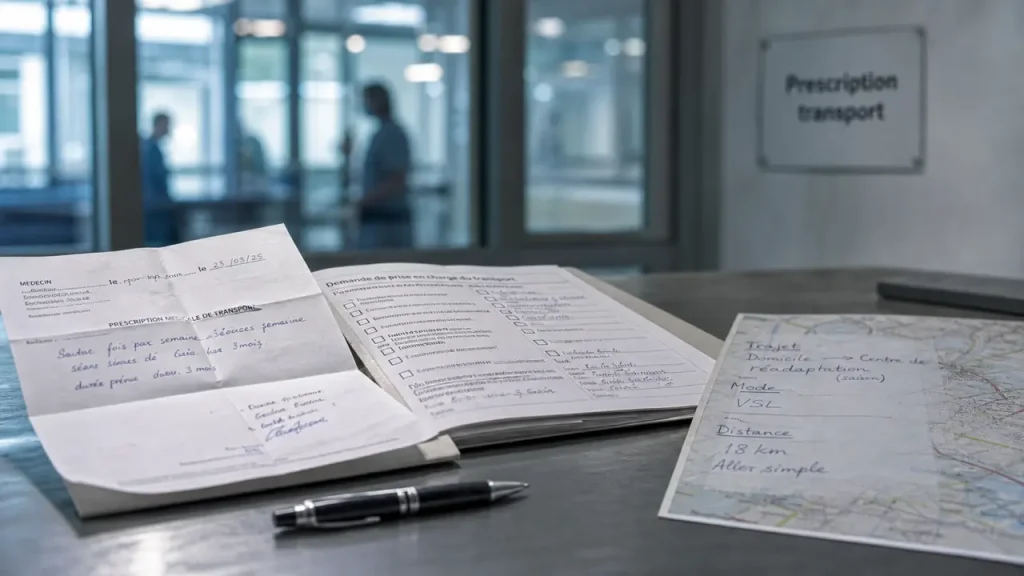 Transfert medical : ordonnance et dossier pour remboursement et démarches