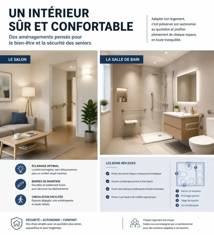 Aménagement du domicile pour la sécurité des personnes âgées