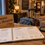Vacances pour seniors ANCV : critères (autonomie, accessibilité, transport) sur un carnet