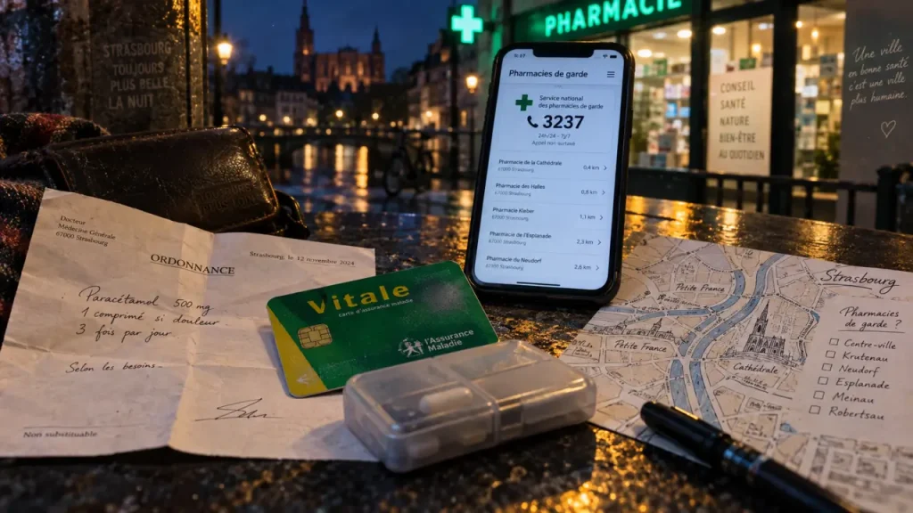 Pharmacie de garde à Strasbourg-Cronenbourg : vérifiez la procédure après 22 h