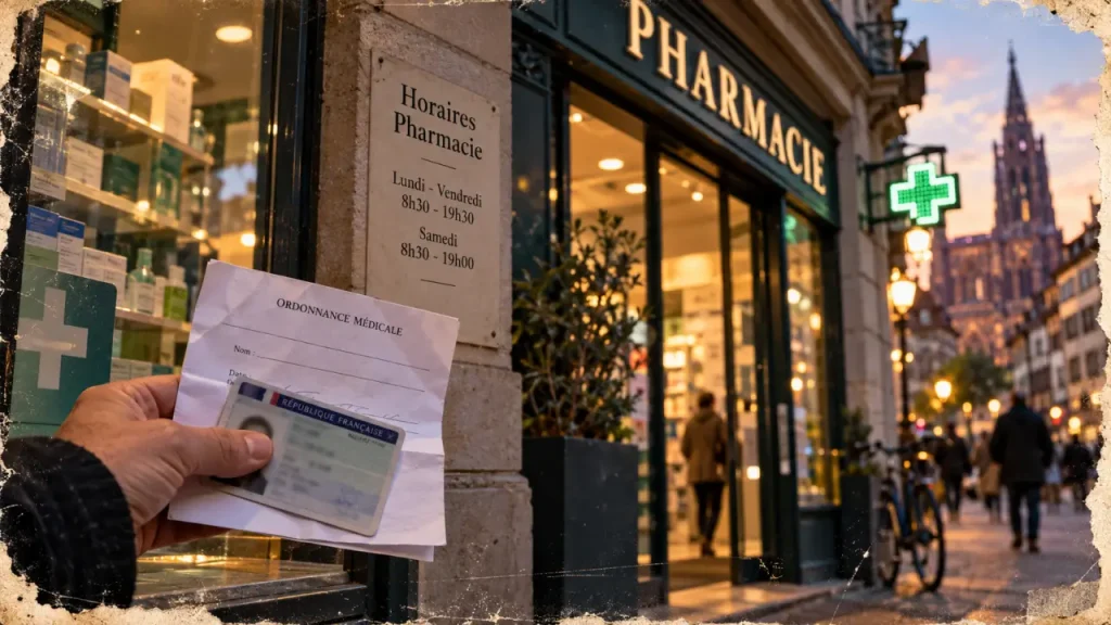 Pharmacie des 4 saisons Strasbourg, horaires du samedi, ouverte avec pause midi