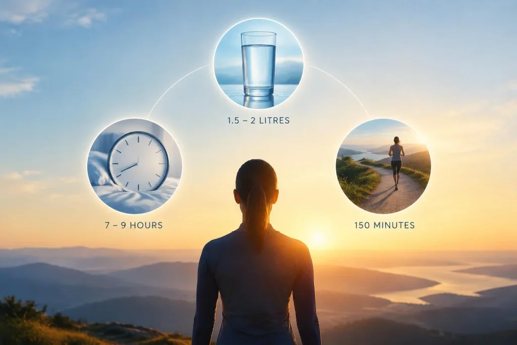 Sommeil, énergie et alimentation : 7 à 9 heures
